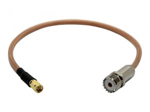 Adapterkabel SMA-Stecker auf PL-Buchse aus Hyperflex 5 Crystal